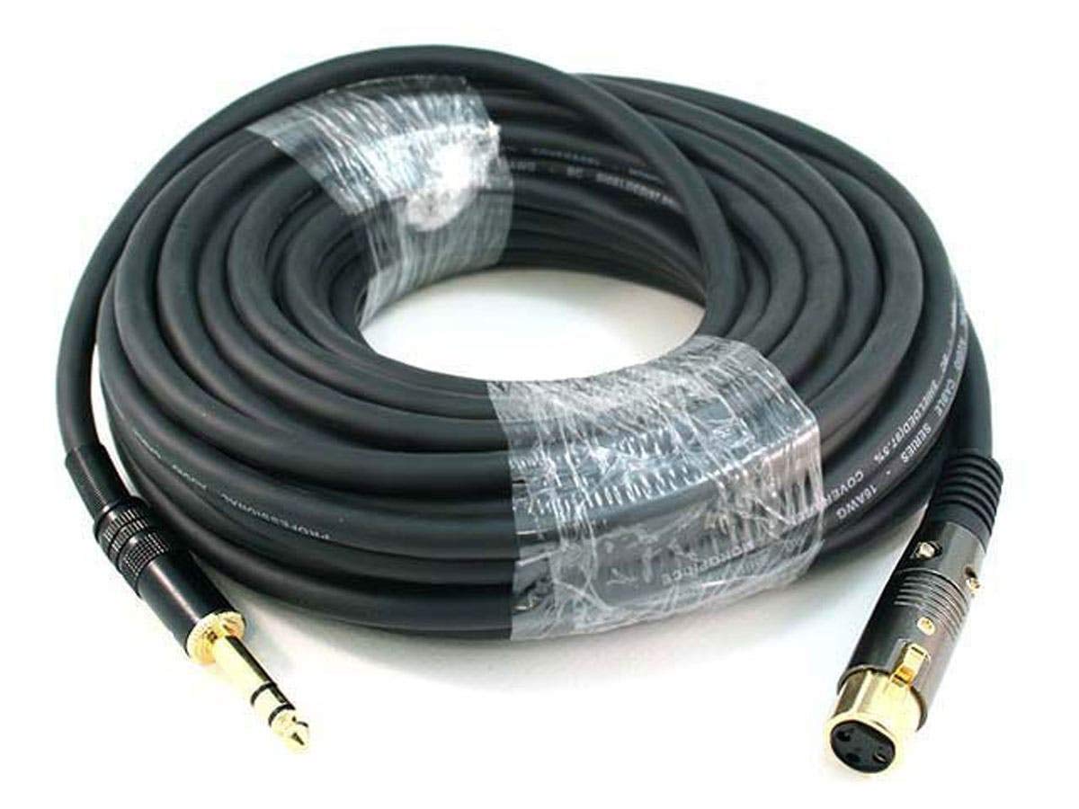 Monoprice 104770 XLR Female to 1/4" TRS Cable - 10ft