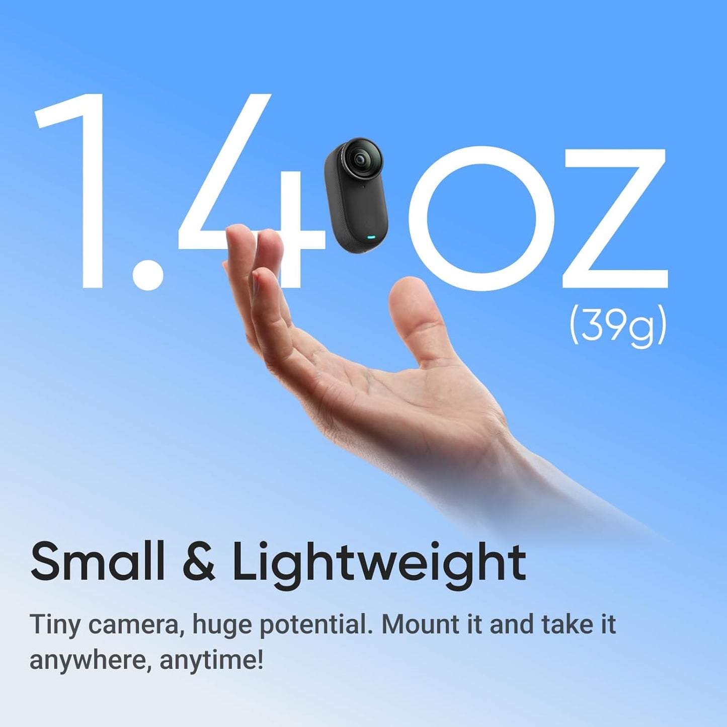 Insta360 CINSAATA GO 3S 128GB Action Bundle Black