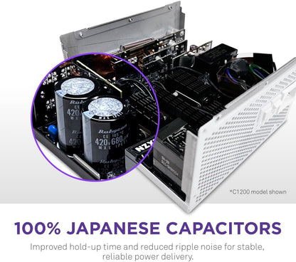 NZXT PA-0G2BW-US C1000 Gold ATX 3.1 Power Supply White