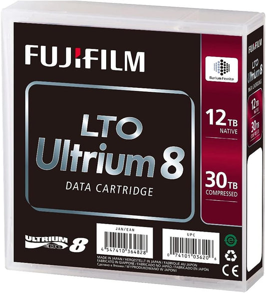 Fujifilm 16551221 LTO8 Ultrium 12TB Data Tape