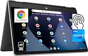 HP X360 Chromebook 14" HD Touchscreen, 160GB Storage