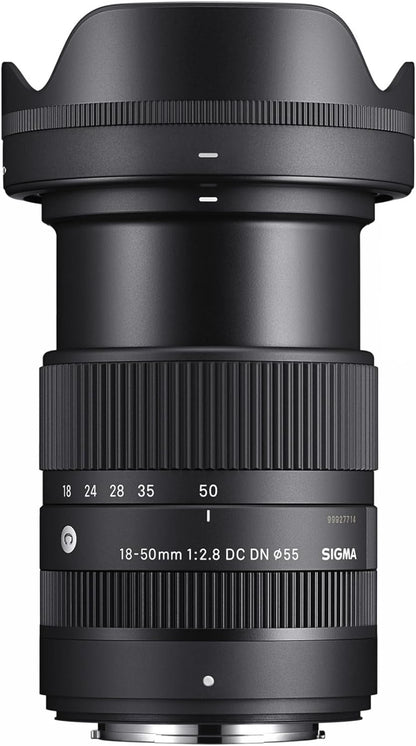 Sigma 585965 18-50mm f/2.8 DC DN Sony E Lens Bundle