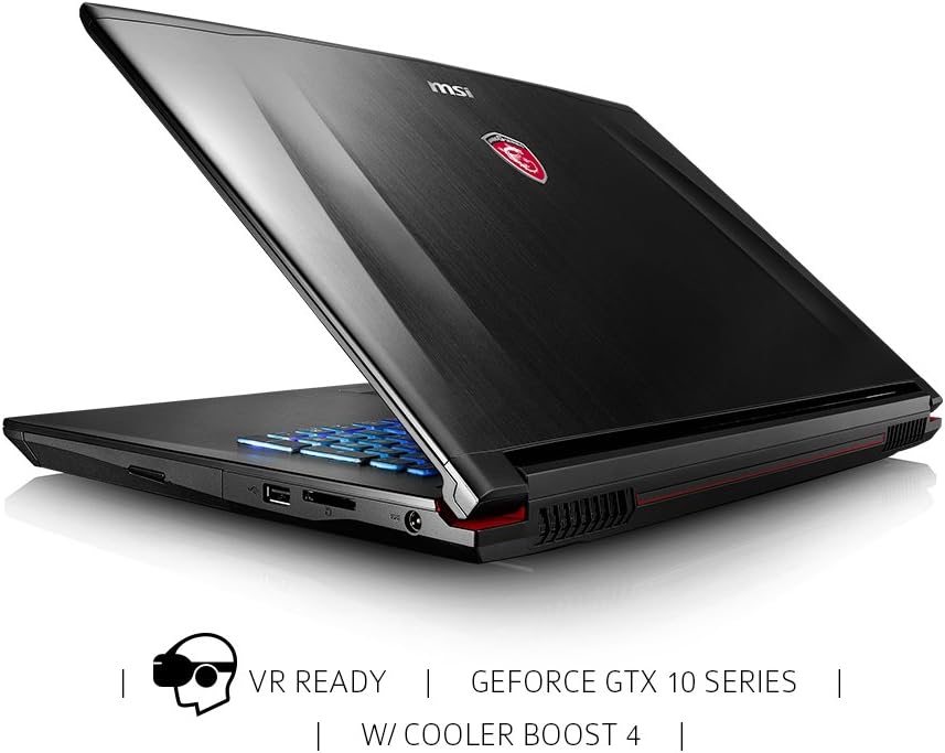 MSI GE73VR Raider-003 Gaming Laptop i7-7700HQ GTX 1070 32GB 512GB+1TB