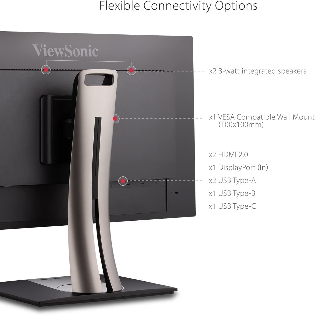 ViewSonic VP3256-4K 32-Inch UHD IPS Monitor