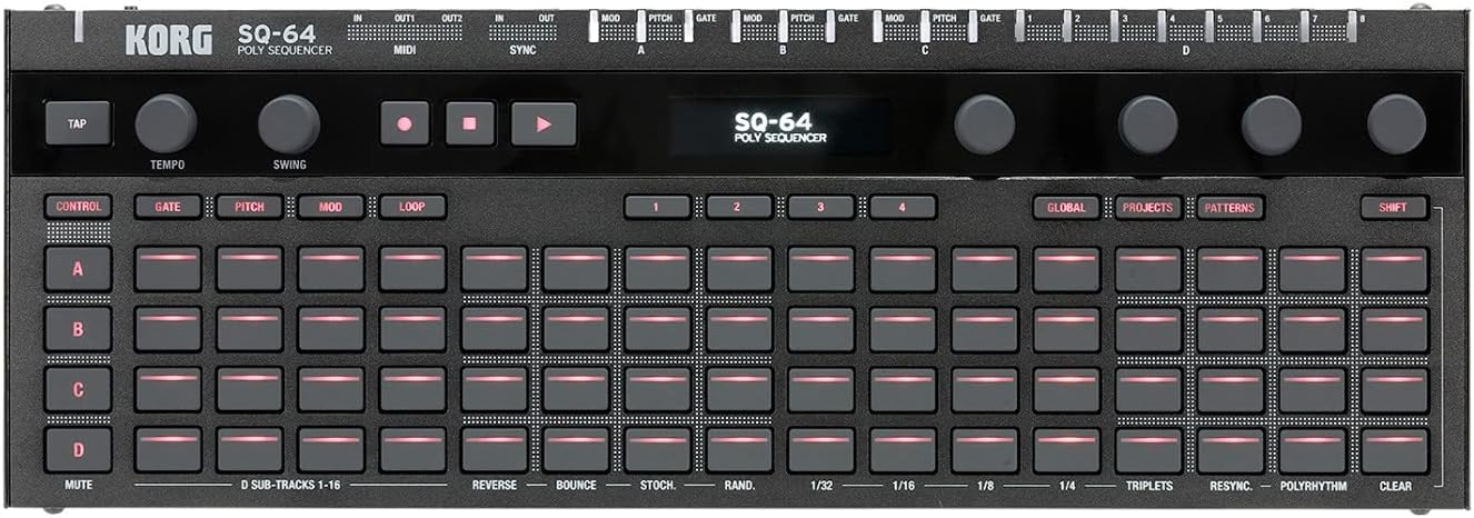 Korg SQ-64 64-Key Polyphonic MIDI Step Sequencer