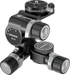 Neewer GM38 3-Way Geared Tripod Head with QR Plate