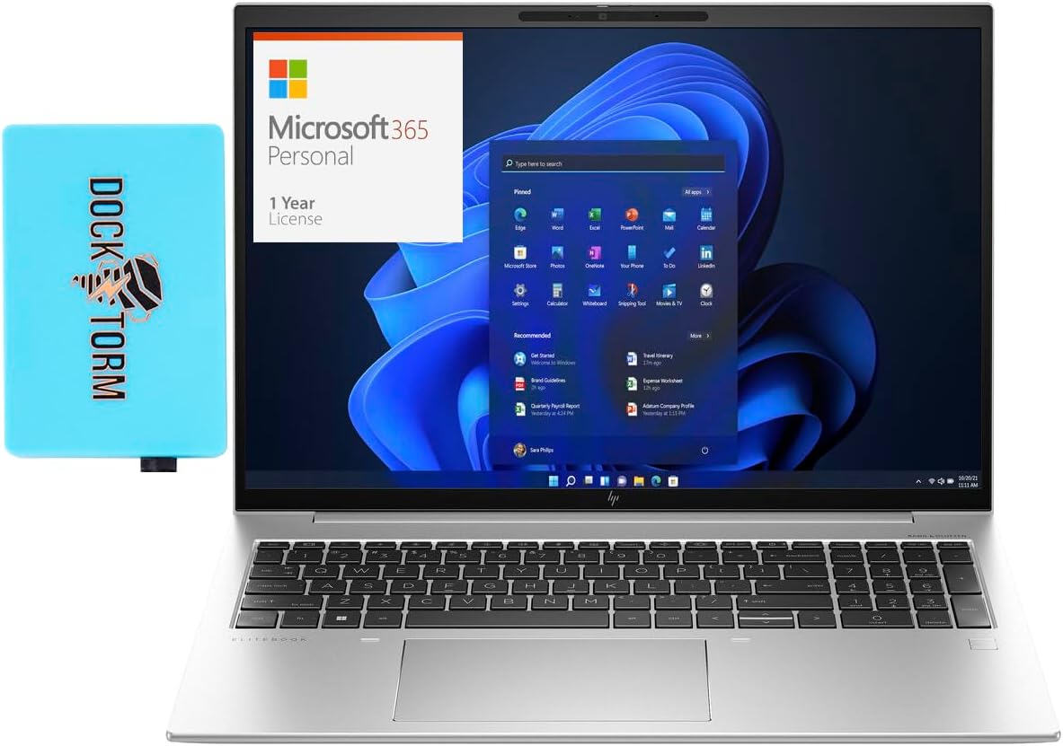 HP EliteBook 860 G10 i5-1335U Business Laptop Bundle