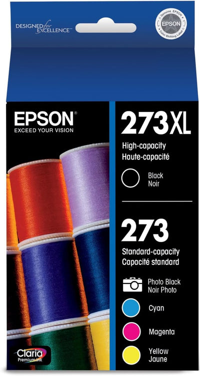 Epson T273XL-BCS Claria Ink High Capacity Cartridge Combo