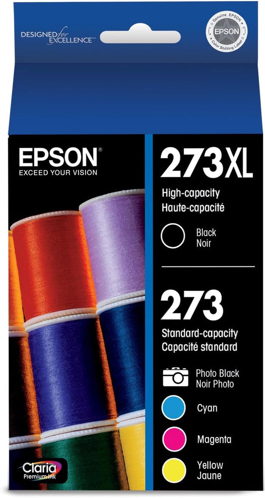 Epson T273XL-BCS Claria Ink High Capacity Cartridge Combo