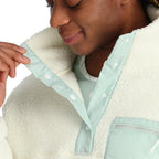 Spyder 38B415310 Women's Cloud Fleece Sherpa Snap Pullover