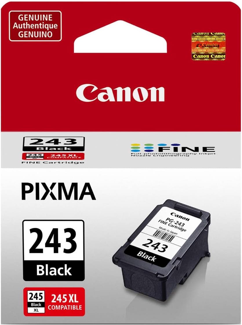 Canon 243 PG-243 Black Ink Cartridge 3-Pack
