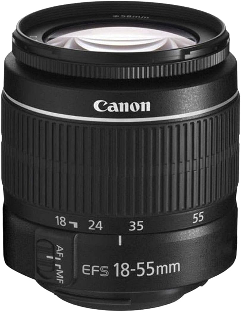 Canon eos 4000d Rebel T100 DSLR Camera + 18-55mm Lens Bundle (Renewed)