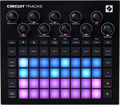 Novation Circuit Tracks Groove Box Synth Drums Bundle
