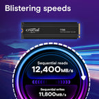 Crucial CT4000T700SSD5 4TB Gen5 NVMe SSD with Heatsink