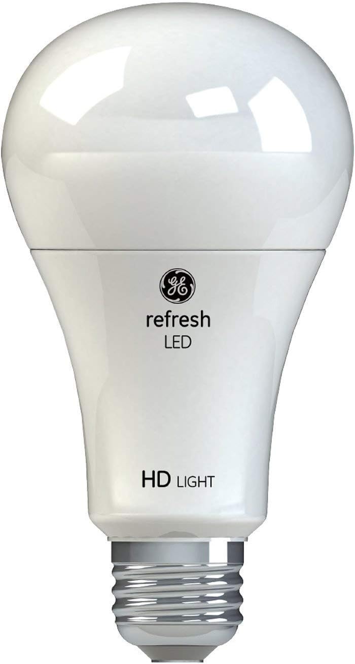 GE 93127610 Refresh LED A19 Light Bulbs 75W 2-Pack