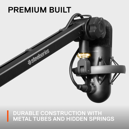 SteelSeries Alias Mic Boom Arm Gaming Streaming