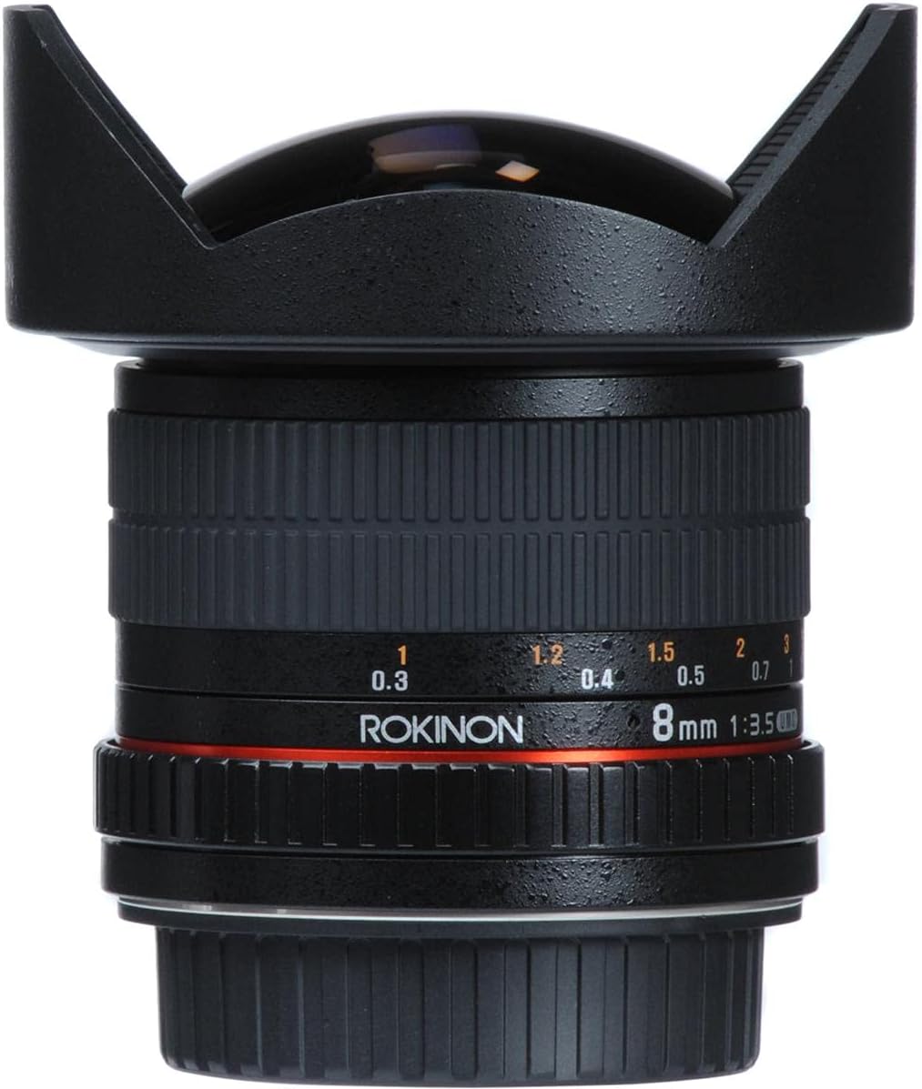 Rokinon HD8M-N 8mm f/3.5 HD Fisheye Lens