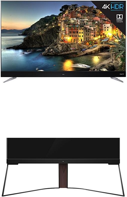 TCL 75C807 75-Inch 4K Roku TV Easel Stand — main product image