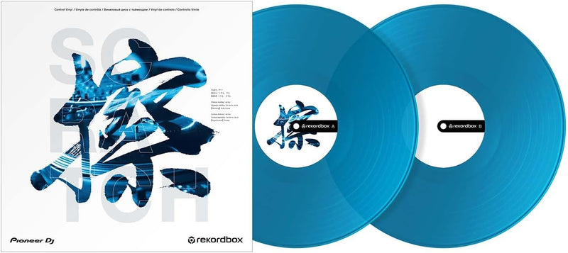 Pioneer DJ RB-VD2-CBPDJ Control Vinyl Blue — main product image
