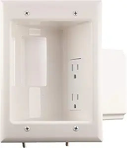 Monoprice 112592 Recessed Low Voltage Wall Plate