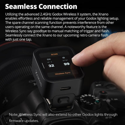Godox X3 Trigger for Sony 2.4G TTL Touch Screen
