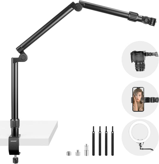 Neewer 10101599 Webcam Stand C Clamp 35.4" Aluminum