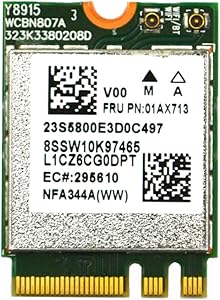 Lenovo QCNFA344A NGFF M.2 Bluetooth WiFi Card — main product image