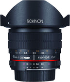 Rokinon HD8M-N 8mm f/3.5 HD Fisheye Lens
