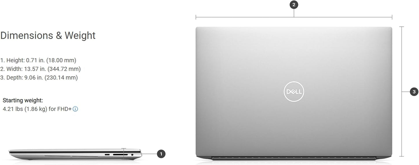 Dell XPS 15 9530 15.6" FHD+ i7 Business Laptop