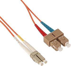 Monoprice 102629 LC/SC OM1 Multimode Fiber Cable 5m — main product image