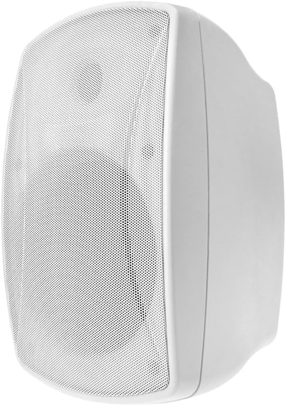 Monoprice 144886 6.5in Weatherproof Indoor/Outdoor 70V Speaker White — main product image