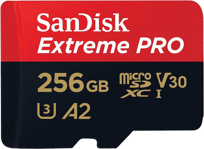 SanDisk SDSQXCD-256G Extreme Pro 256GB MicroSD Card — main product image