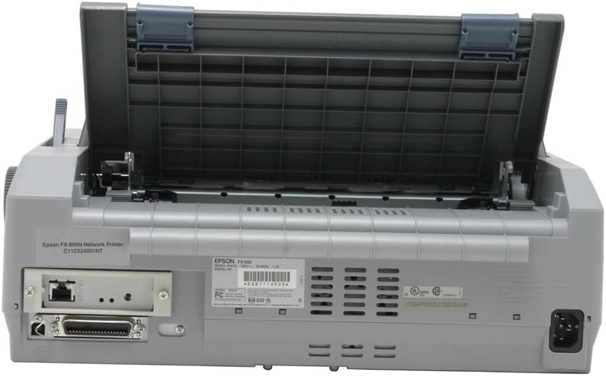 Epson C11C524001NT FX-890N Network Impact Dot Matrix Printer