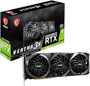 MSI 912-V389-078 GeForce RTX 3080 Ti Ventus 3X OC Graphics Card — main product image