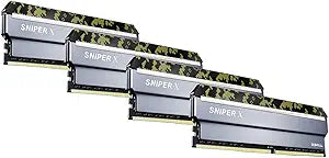 G.Skill F4-3200C16Q-32GSXKB Sniper X 32GB DDR4 Memory