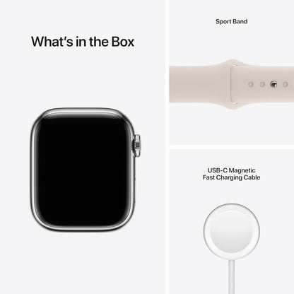 Apple MKJE3LL/A Watch Series 7 GPS + Cellular Renewed