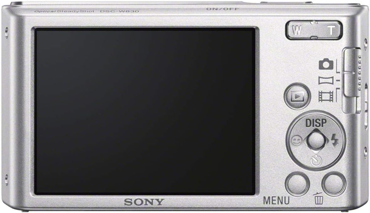 Sony DSCW830 20.1MP 8x Zoom Digital Camera Silver