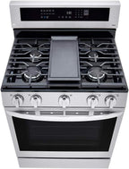 LG LRGL5825F 5.8 Cu. Ft. Stainless Steel Gas Range