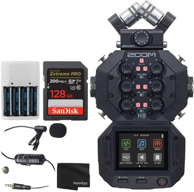 Zoom H8 Portable Handy Recorder Bundle