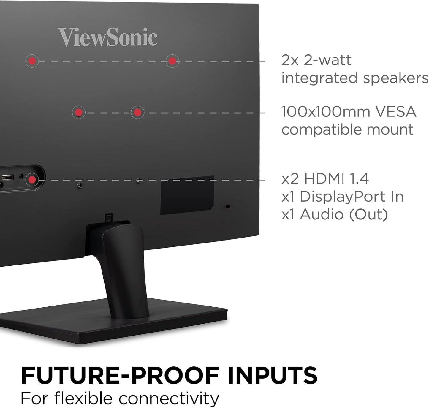 ViewSonic VA2715-2K-MHD 27 Inch 1440p QHD Monitor