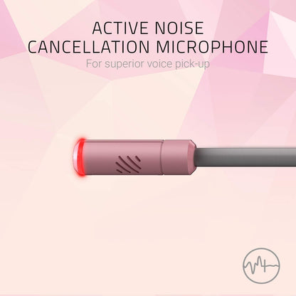 Razer RZ04-02980200-R3M1 Kraken Kitty RGB Gaming Headset, Pink