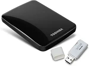 Toshiba 5000800 Canvio Connect 2TB Portable Hard Drive + 32GB Flash Drive