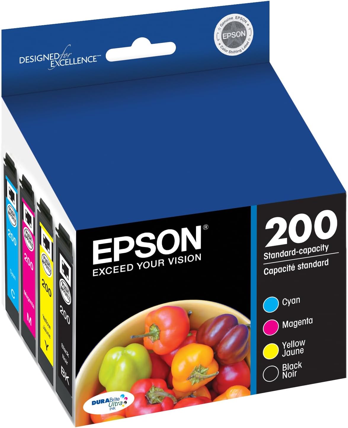 Epson T200120-BCS DURABrite Black & Color Ink Combo