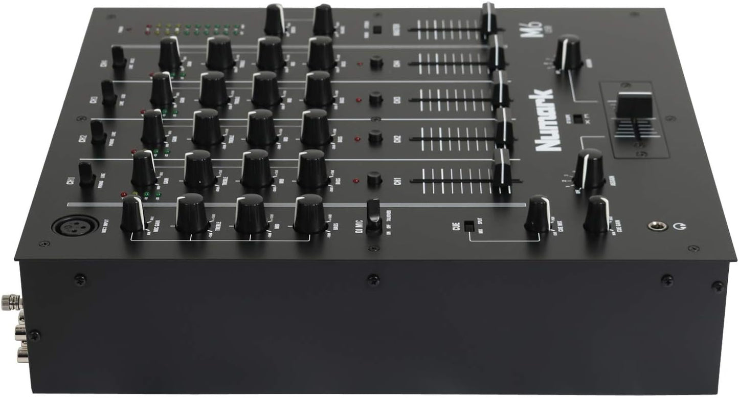Numark M6USBBLACK 4-Channel DJ Mixer USB Interface