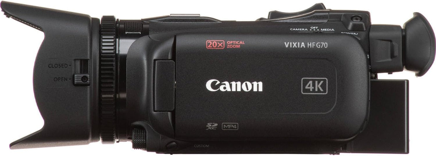 Canon Vixia HF G70 4K Camcorder Bundle (Renewed)