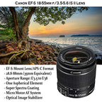 Canon T7 EOS Rebel DSLR Camera 18-55mm Lens Bundle