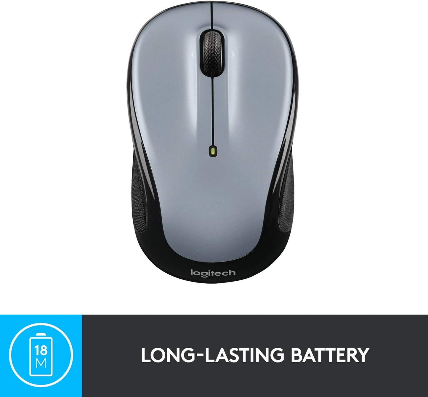 Logitech 910-002332-cr Wireless Mouse M325 Silver (Renewed)