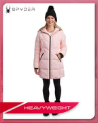 Spyder Women's Puffer Jacket - Hooded Long Winter Coat