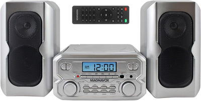 Magnavox MM435M-SL CD Shelf System - Bluetooth & FM Radio