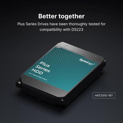 Synology DS223 2-Bay NAS Diskless Private Cloud